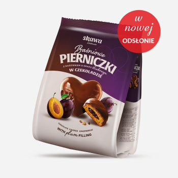 SKAWA CIASTKA PIERNIKI W CZEKOLADZIE ŚLIWKA  150G