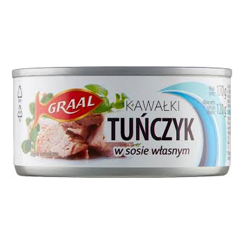 GRAAL TUŃCZYK W SOSIE WŁASNYM 170G