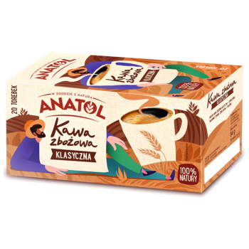 DELECTA KAWA ZBOŻOWA ANATOL 20 TOREBEK 84G