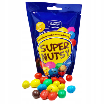 BAŁTYK SUPER NUTSY ORZESZKI W CZEKOLADZIE 100G