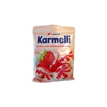 KARMELKI TRUSKAWKA ŚMIETANKA 100G