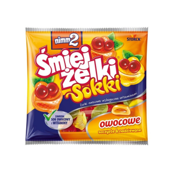 CUKIERKI ŚMIEJ ŻELKI NIMM2 90G SOKKI OWOCOWE