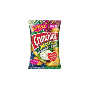 CRUNCHIPS CHIPS  XCUT SOUR&ONION     140G