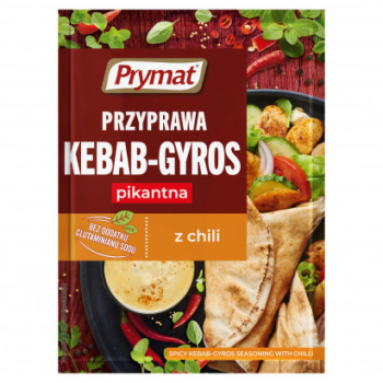 PRYMAT PRZYPRAWA DO KEBAB-GYROS PIKANTNA 30G