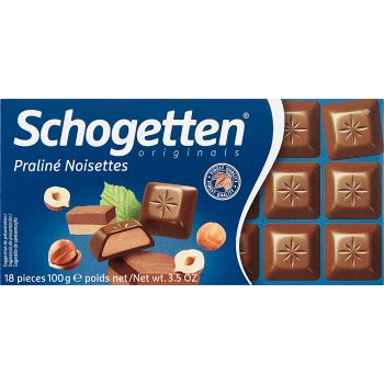 SCHOGETTEN CZEKOLADA PRALINE NOISETTES     100G