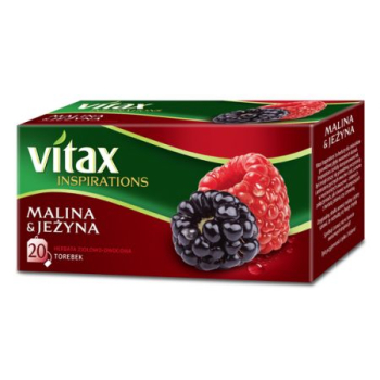 VITAX HERBATA MALINA JEŻYNA 20 TOREBEK