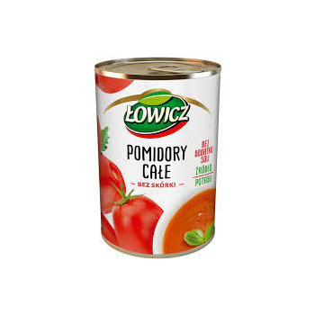 ŁOWICZ POMIDORY CAŁE 400G