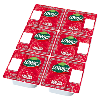 Dżem malinowy Łowicz 6x25 g