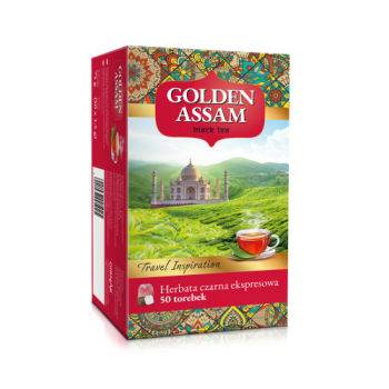 GOLDEN ASSAM HERBATA 50 TOREBEK   100G