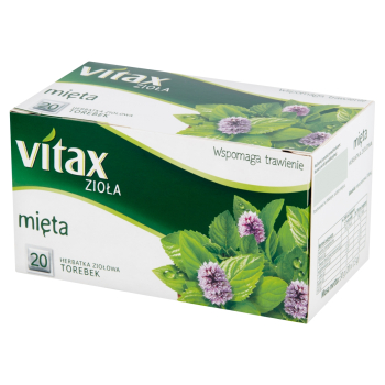 VITAX HERBATA MIĘTA 20 TOREBEK