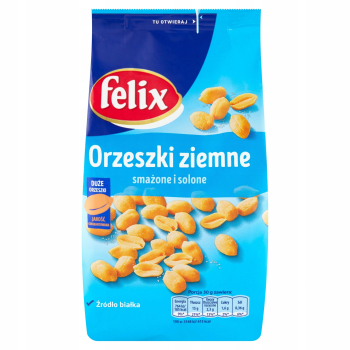ORZESZKI FELIX ZIEMNE SOLONE 240G TORBA
