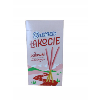 Paluszki w polewie truskawkowej Beskidzkie 50g