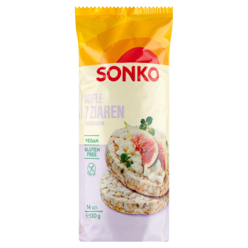 Sonko wafle ryżowe 7 ziaren z dzikim ryżem 130g