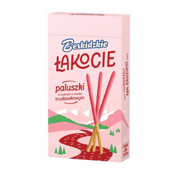 Paluszki w polewie truskawkowej Beskidzkie 50g