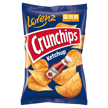 CHIPS CRUNCHIPS 140G KETCHUP