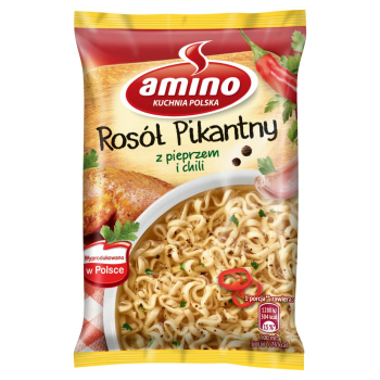 ZUPA AMINO ROSÓŁ PIKANTNY 58G        NUDLE