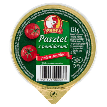 PROFI PASZTET Z POMIDORAMI FOREMKA  131G