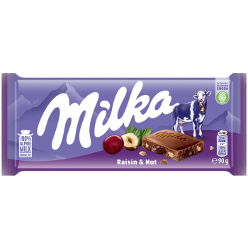 MILKA CZEK  RODZYNKA ORZECH       90G