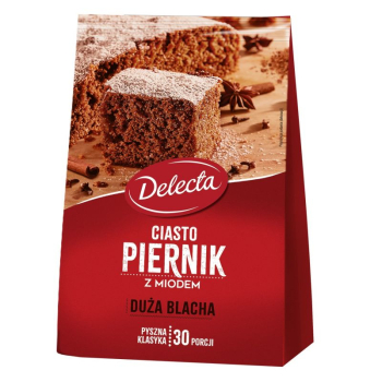 DELECTA CIASTO DUŻA BLACHA PIERNIK 680G