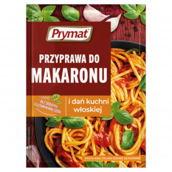 PRYMAT PRZYPRAWA DO DAŃ Z MAKARONU I KUCHNI WŁOSKIEJ 20G
