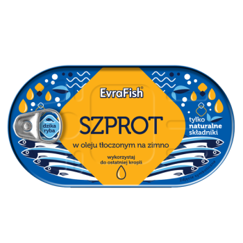 EVRA FISH SZPROT W OLEJU            170G