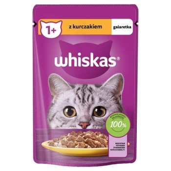 WHISKAS KURCZAK SASZETKA 85G