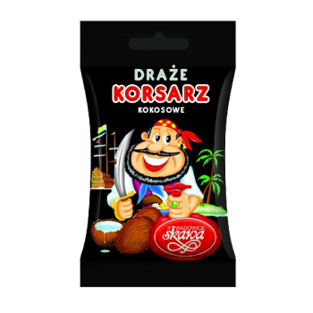 SKAWA DRAŻE KOKOSOWE KORSARZ            70G