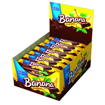 FIGARO BATON BANAN W CZEKOLADZIE  35x25G