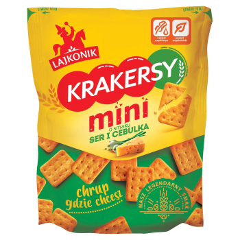 Krakersy Lajkonik ser i cebulka 100 g
