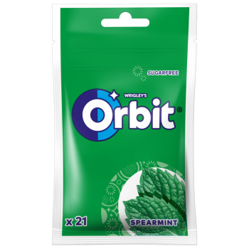 ORBIT GUMA TOREBKA ZIELONA        29G