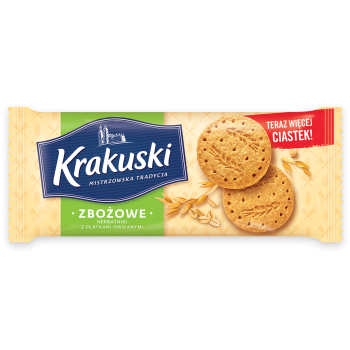 KRAKUSKI CIASTKA ZBOŻOWE                201G
