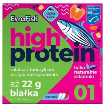 EVRA FISH SAŁATKA PROTEINOWA TUŃCZYK MEKSYKAŃSKA    160G