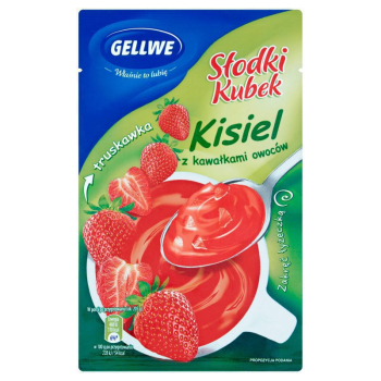 KISIEL GELLWE TRUSKAWKOWY "SLODKI KUBEK" 30G