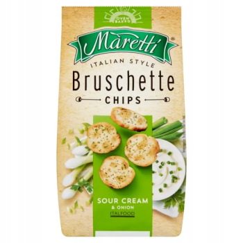 BRUSCHETTE CHIPS MARETTI SMIETANA-CEBULA 70G