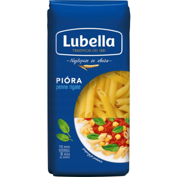 Makaron pióra (rurki) Lubella 0,4 kg