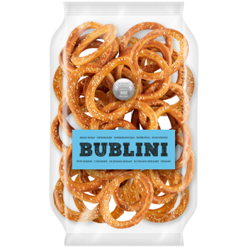 BUBLINI CIASTKA OBWARZANKI Z SEZAMEM   375G