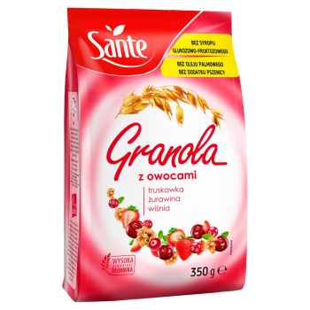 SANTE GRANOLA OWOCOWA         350G