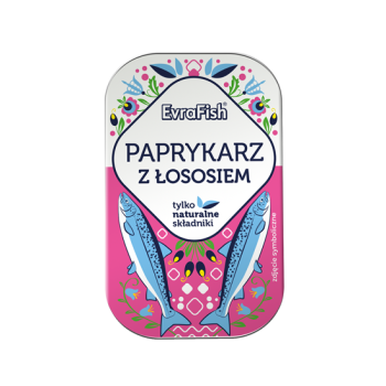 EVRA FISH PAPRYKARZ Z ŁOSOSIEM       125G