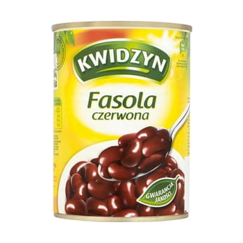 FASOLA CZERWONA KWIDZYŃ 400G PUSZKA