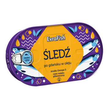 EVRA FISH ŚLEDŹ W OLEJU             170G