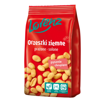 Orzeszki ziemne prażone, solone Lorenz 160 g