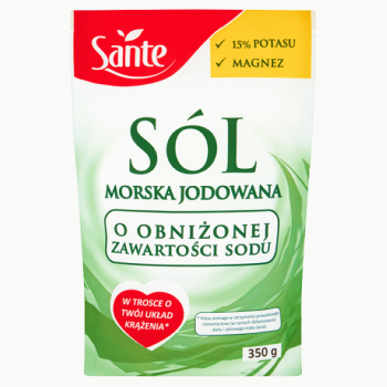 SANTE SÓL NISKOSODOWA  POTAS+MAGNEZ 350G