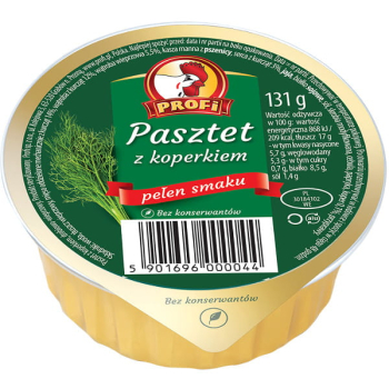 PROFI PASZTET Z KOPERKIEM FOREMKA 131G