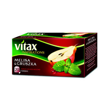 VITAX HERBATA GRUSZKA MELISA 20 TOREBEK