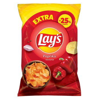 LAY'S CHIPS PAPRYKA  +25%  163G