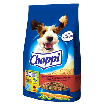 CHAPPI SUCHY WÓŁOWINA  DRÓB           500G