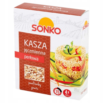 Kasza jęczmienna paczkowana Sonko 0,4 kg