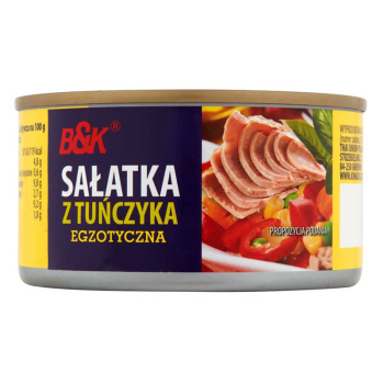 B&K TUŃCZYK SAŁATKA EGZOTYCZNA  185G