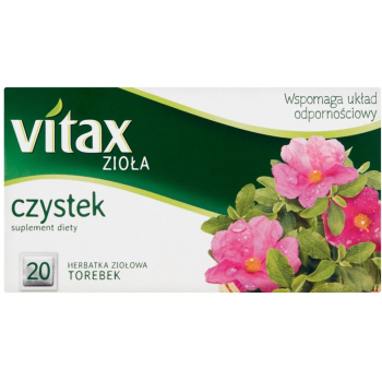 VITAX HERBATA CZYSTEK 20 TOREBEK