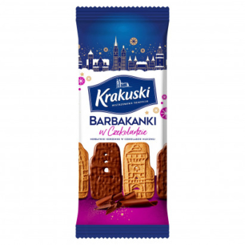 KRAKUSKI CIASTKA BARBAKANKI W CZEKOLADZIE     192G
